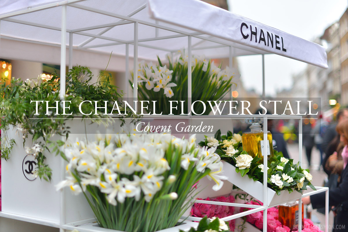 The beautiful, luxurious Chanel flower stall in Covent Garden ...