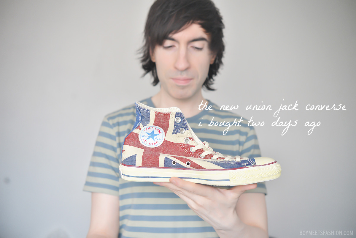 converse union jack vintage