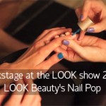 Backstage at the LOOK show 2012: LOOK Beauty’s Nail Pop on the models LOOKSHOW-LOOKBEAUTYNAILPOP-SMALL