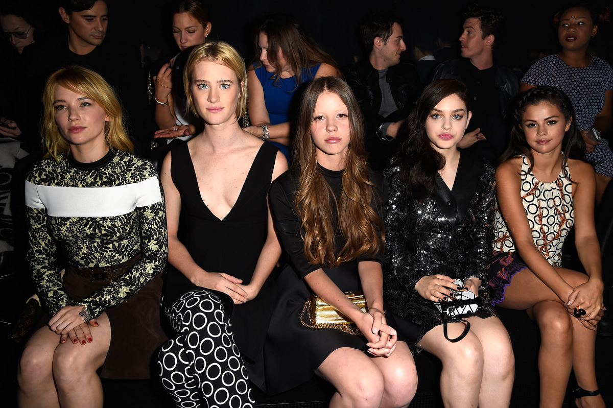 The celebrity arrivals at the Louis Vuitton SS15 show – Paris Fashion Week